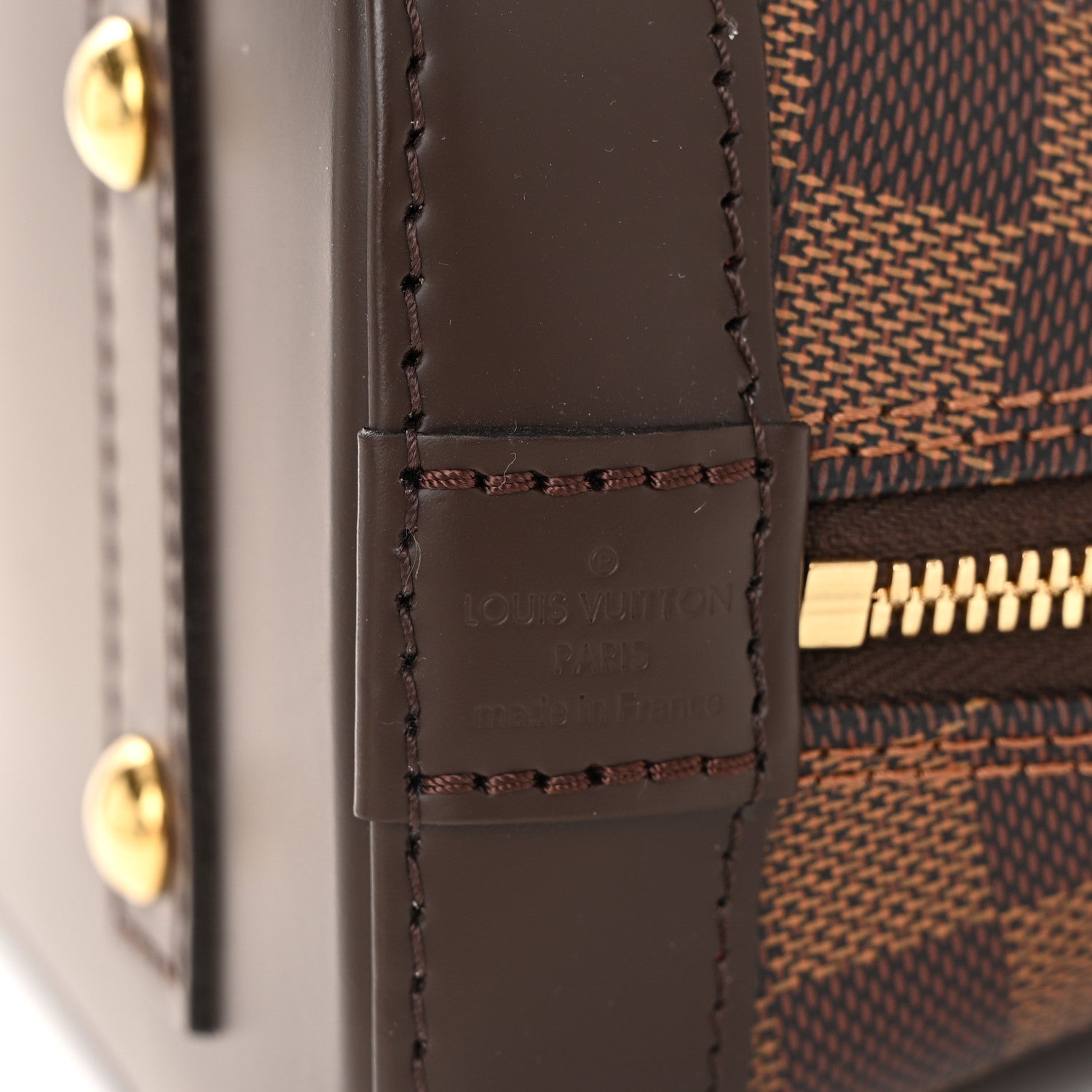 Louis Vuitton Damier Ebene Alma BB 6 of 10