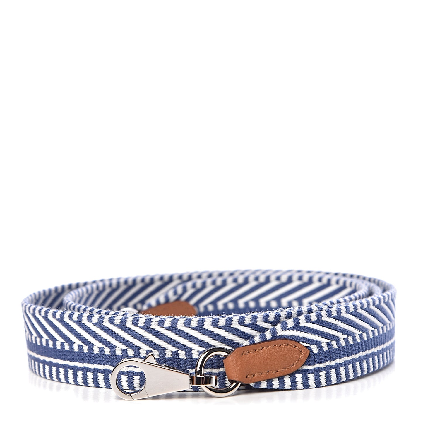 Toile Swift 25mm Sangle Cavale Shoulder Strap Ecru Bleu Brighton Gold