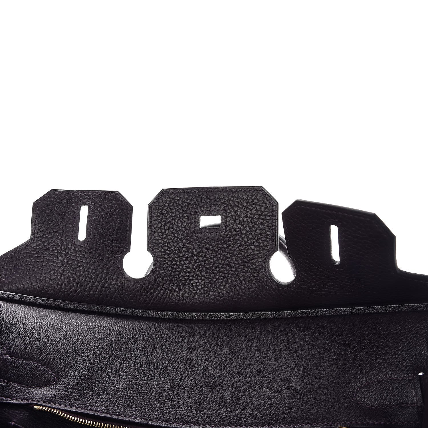 Hermes Taurillon Clemence Birkin 30 Raisin 15 of 39