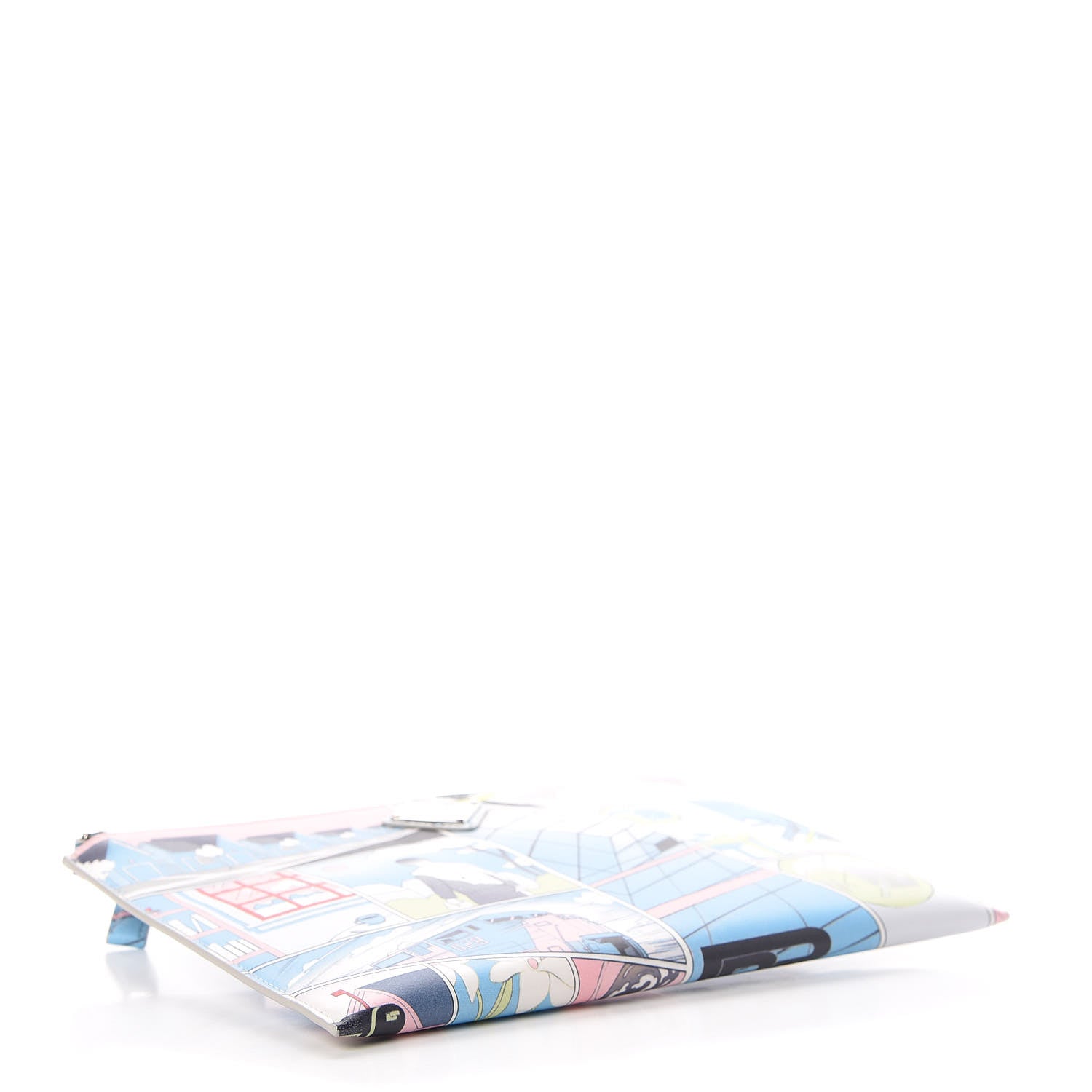 Prada X JAMES JEAN Vitello Comics Clutch Azzurro 4 of 7