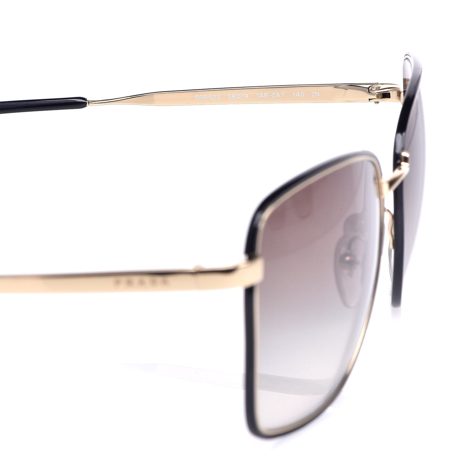 Gradient Sunglasses SPR 52S Black Gold