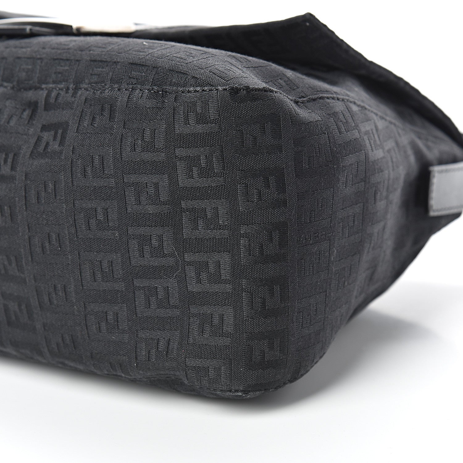 Fendi Zucchino Mama Baguette Black 10 of 12