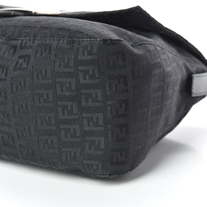 Fendi Zucchino Mama Baguette Black 10 of 12