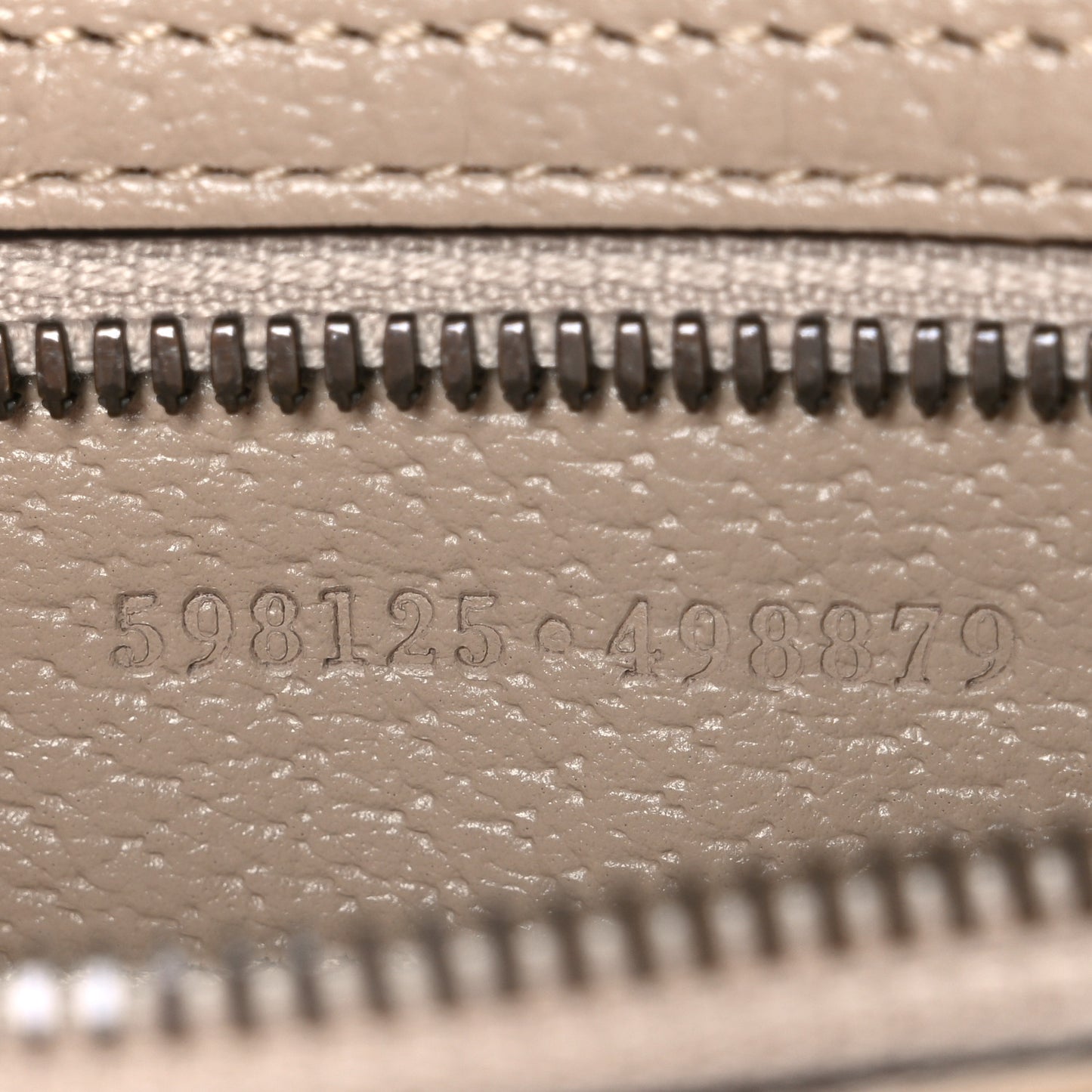 GG Supreme Monogram Textured Dollar Calfskin Web Small Ophidia Half Moon Hobo Beige Mystic White Oatmeal