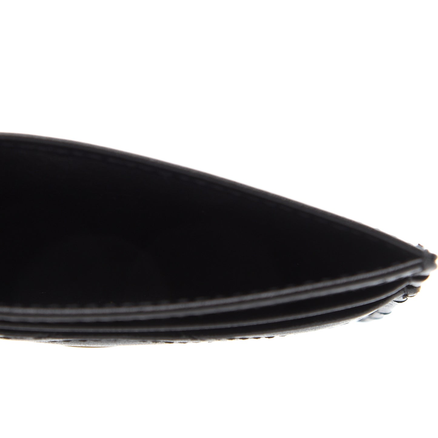 Calfskin Matelasse GG Marmont Card Holder Black