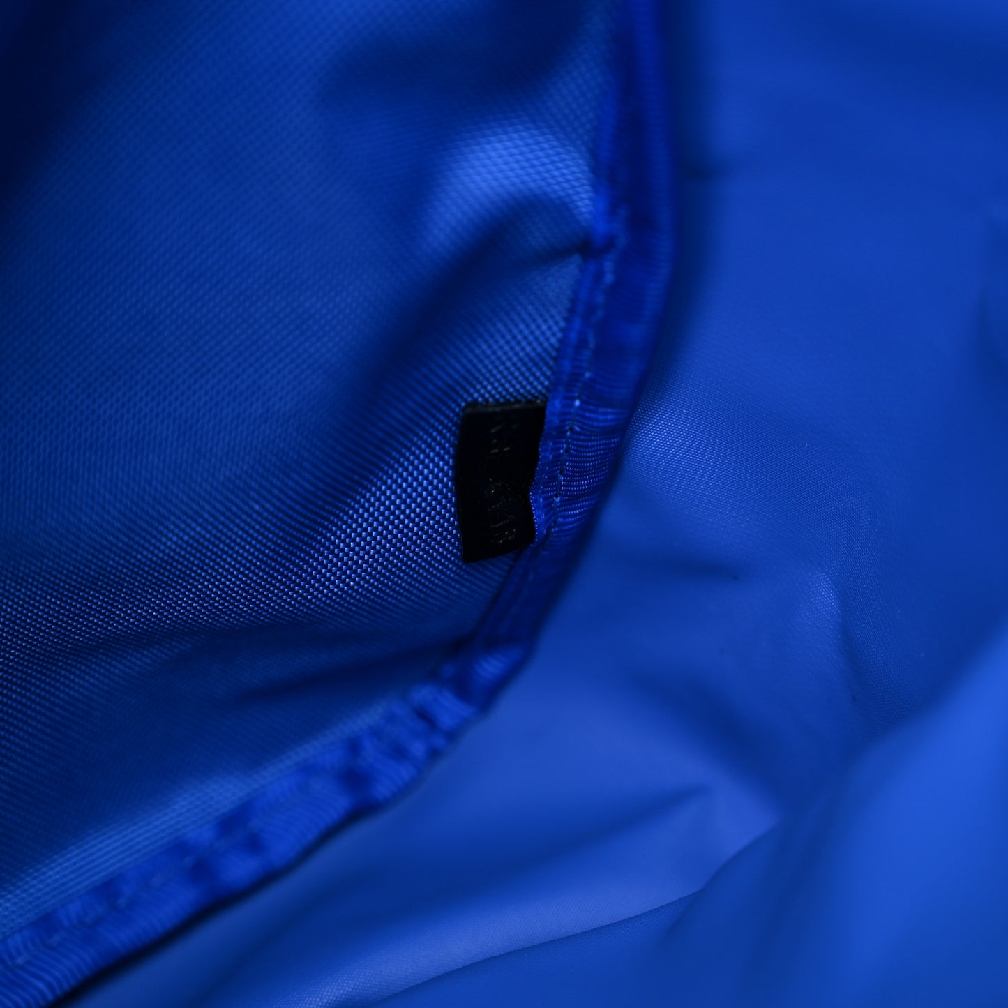 Nylon Logo Backpack Blue