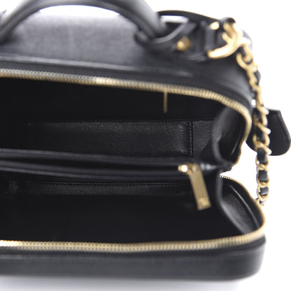 Chanel Caviar Quilted Medium CC Filigree Vanity Case Black 5 of 10