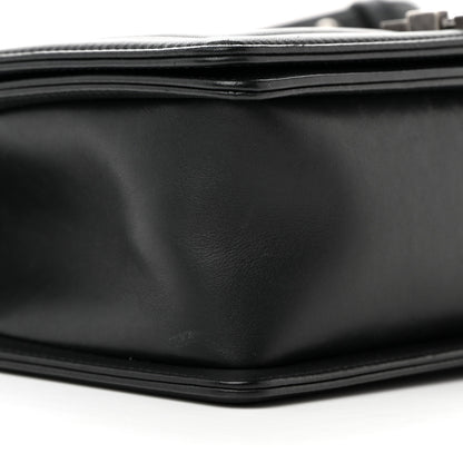 Chanel Calfskin Quilted Medium Boy Flap Black 9 of 13