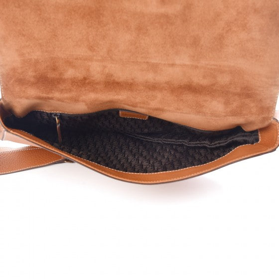 Calfskin Saddle Bag Tan