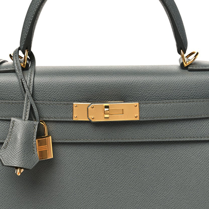 Hermes Epsom Kelly Sellier 28 Vert Amande 8 of 11