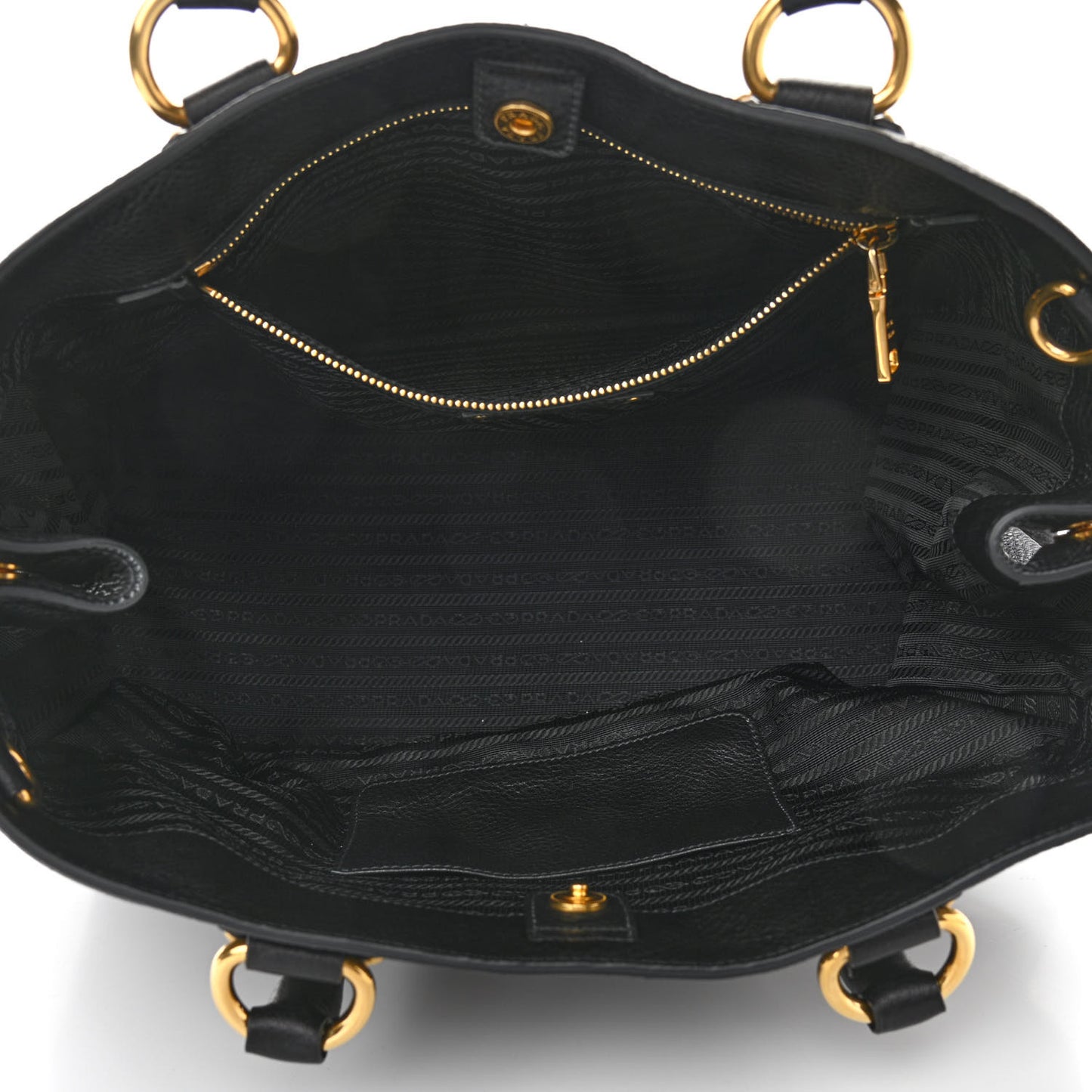 Vitello Daino Tote Black