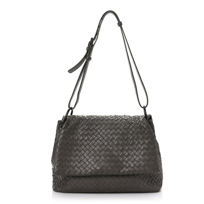 Bottega Veneta Nappa Intrecciato Flap Shoulder Bag Quetsche 1 of 9