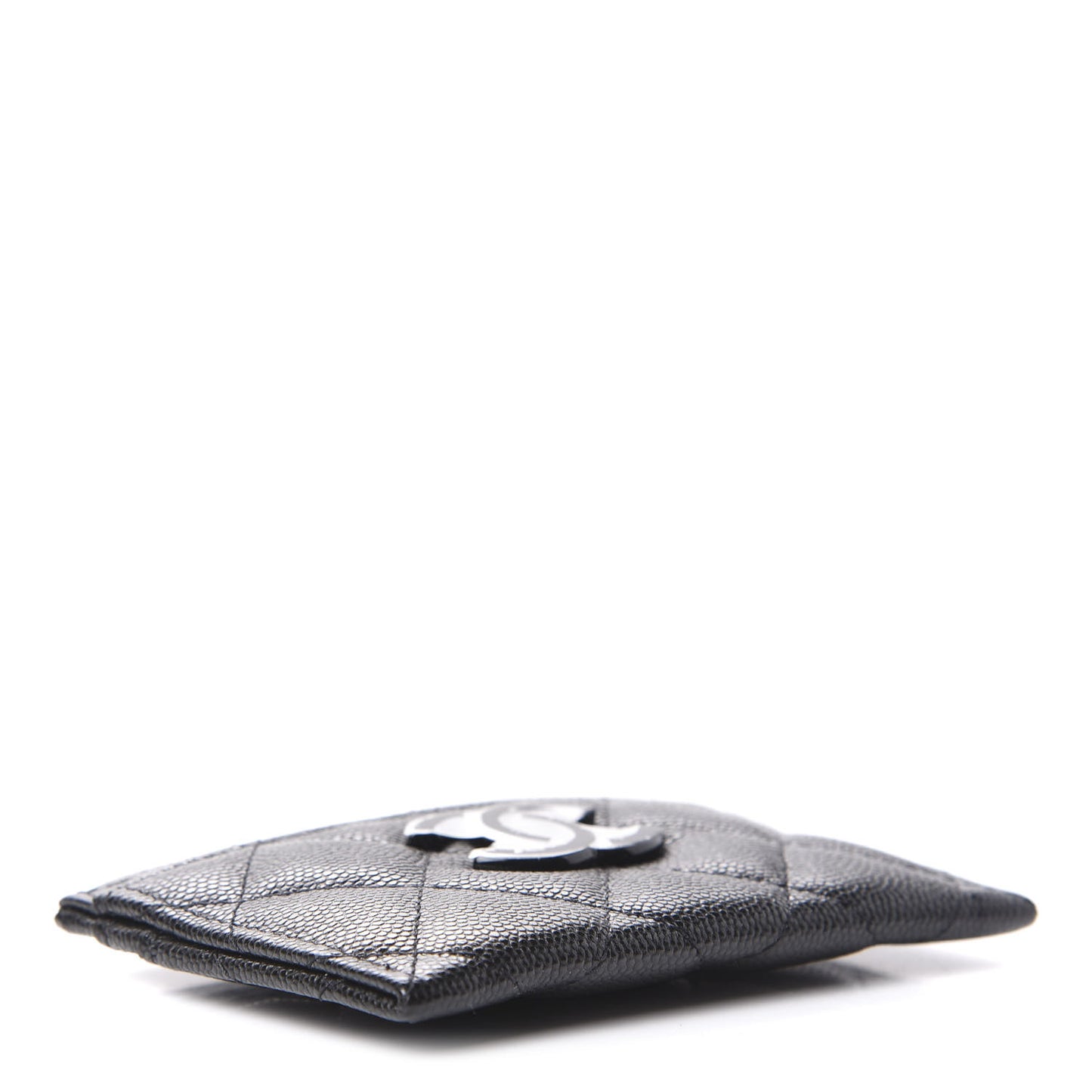 Caviar Quilted My Everything Card Holder Black