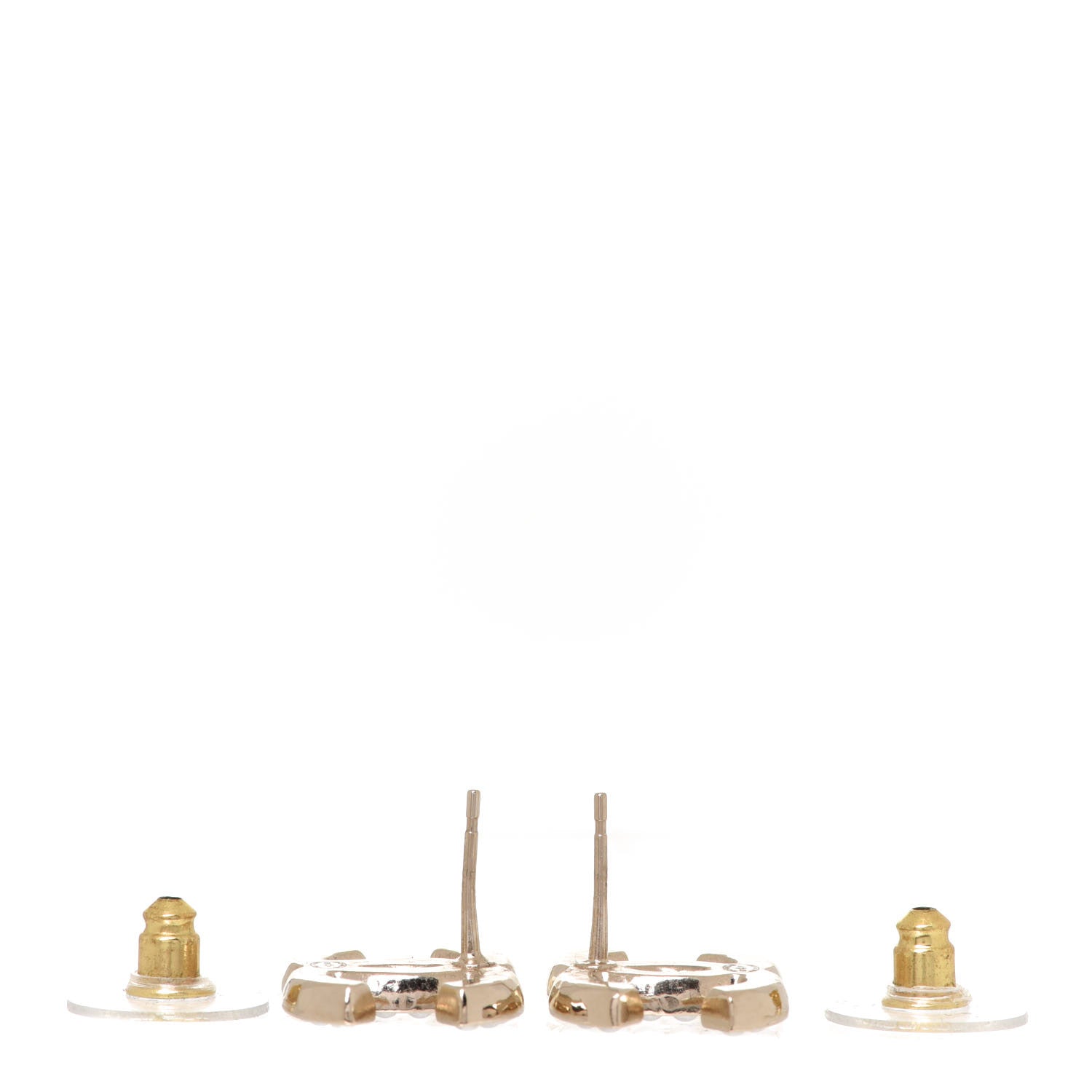 Chanel Pearl CC Earrings Gold 3 of 5