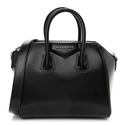 Givenchy Shiny Lord Calfskin Mini Antigona Black 1 of 12