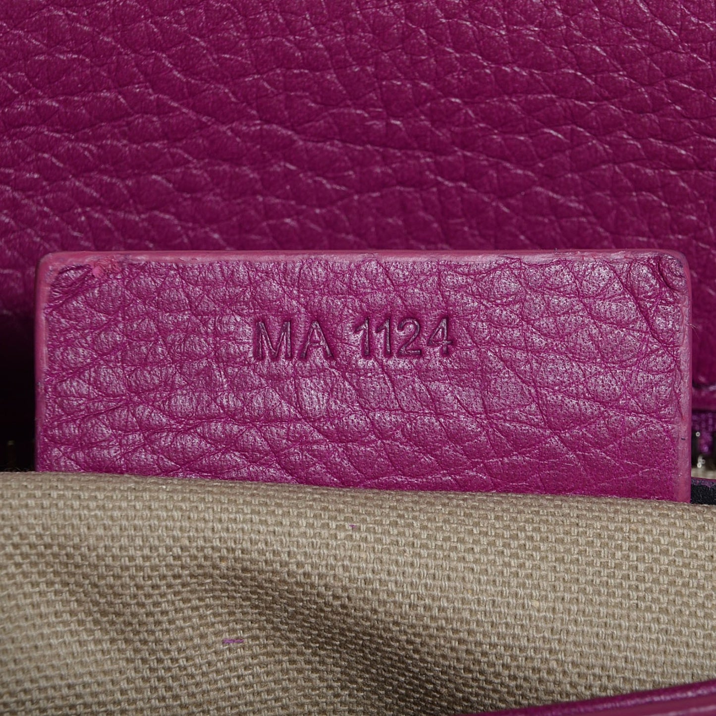 Calfskin Medium Pandora Satchel Orchid Purple