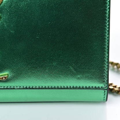 Saint Laurent Nappa Silk Small Classic Monogram Kate Satchel Jasmine Green 12 of 18