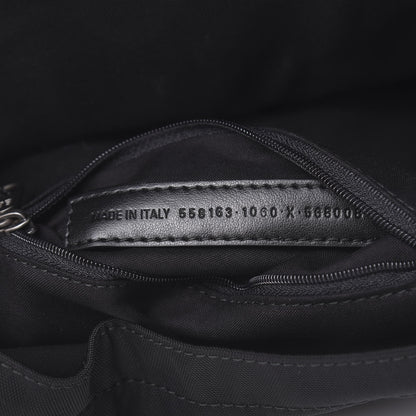 Balenciaga Nylon Embroidered You Are The World Explorer Backpack S Black 6 of 9