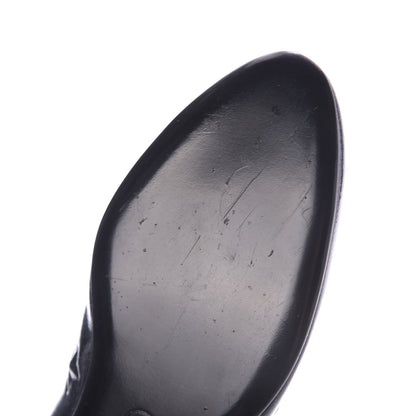 Chanel Patent Glitter Flats 38 Black 10 of 12