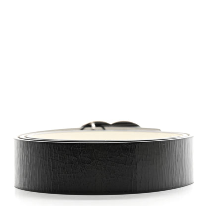 Chanel Calfskin CC Reversible Belt 90 36 Black White 2 of 5