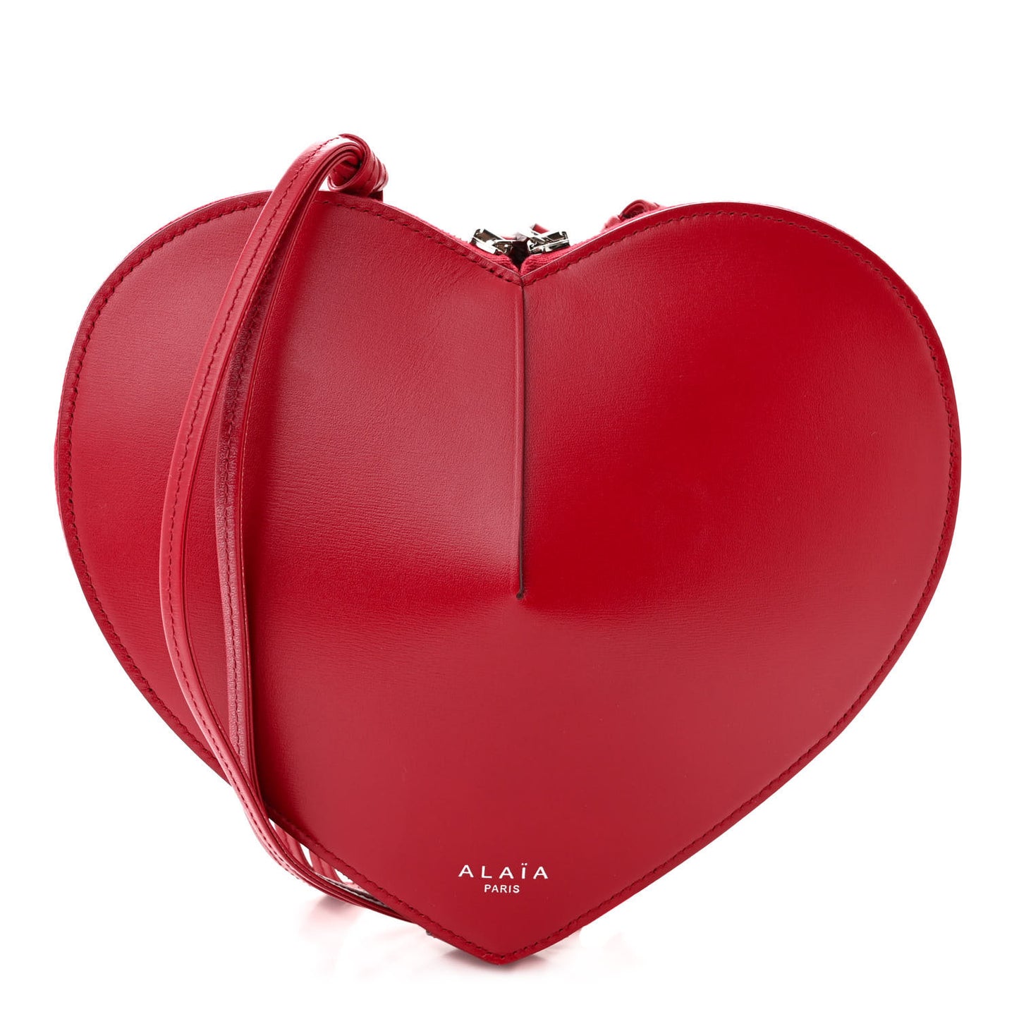 Lux Calfskin Le Coeur Bag Lacquer Red