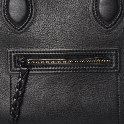 Celine Supple Calfskin Medium Phantom Luggage Black 11 of 22
