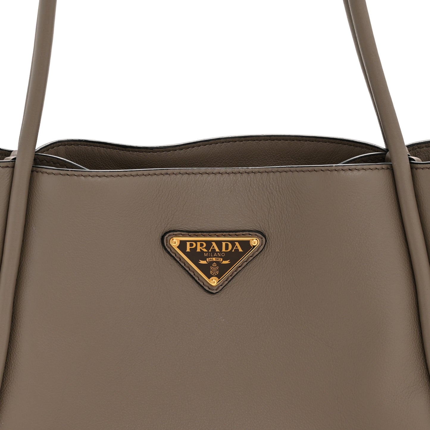 Soft Grain Small Shopping Tote Argilla