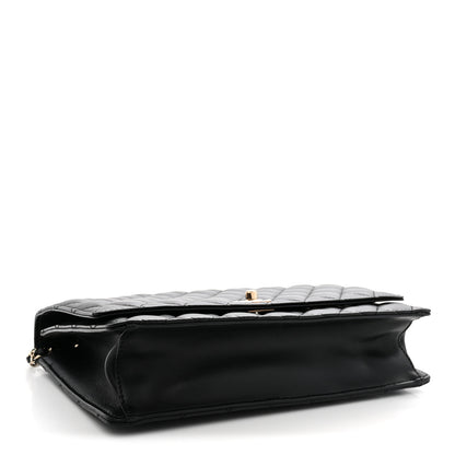 Chanel Lambskin Quilted Fantasy Pearl Flap Black 4 of 12
