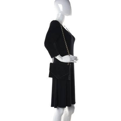 Chanel Suede CC Envelope Small Flap Black 2 of 12