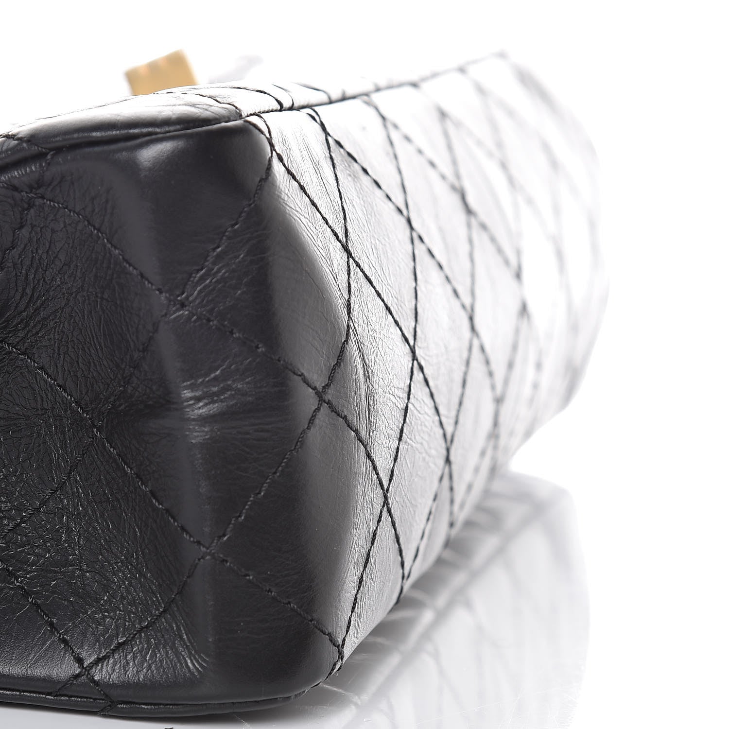 Chanel Aged Calfskin Quilted 2.55 Reissue 226 Flap Black 9 of 10