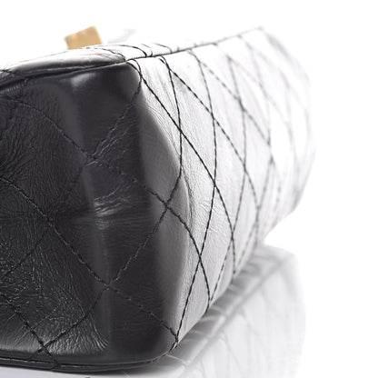 Chanel Aged Calfskin Quilted 2.55 Reissue 226 Flap Black 9 of 10