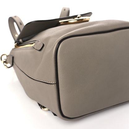 Chloe Suede Calfskin Small Faye Backpack Motty Grey 9 of 11