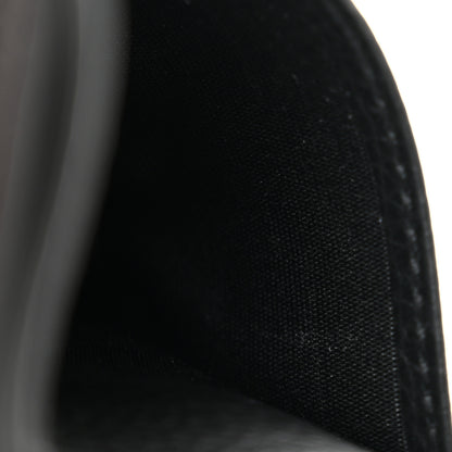 Christian Dior Oblique Jacquard Grained Calfskin Card Holder Black 8 of 10