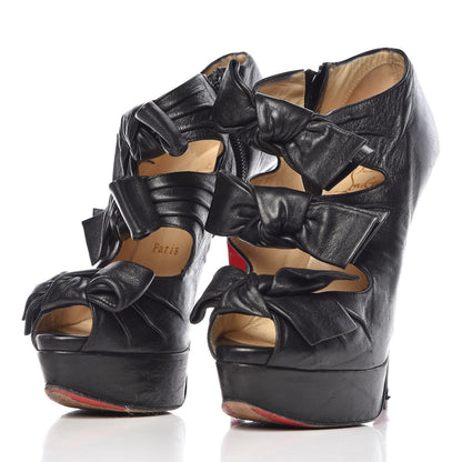 Christian Louboutin Nappa Madame Butterfly Booty 150 Ankle Boots 36 Black 3 of 13