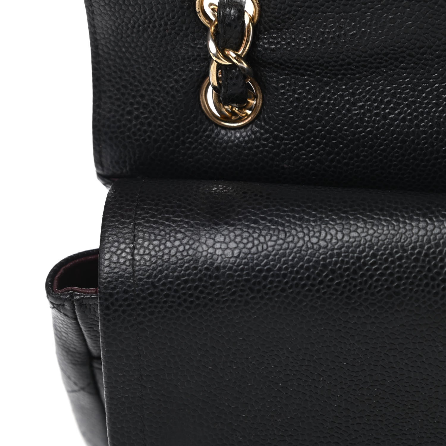 Chanel Caviar Quilted Maxi Double Flap Black 12 of 13