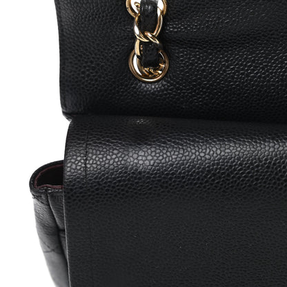 Chanel Caviar Quilted Maxi Double Flap Black 12 of 13
