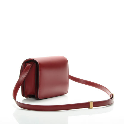 Celine Smooth Calfskin Small Classic Box Flap Bag Red 3 of 8