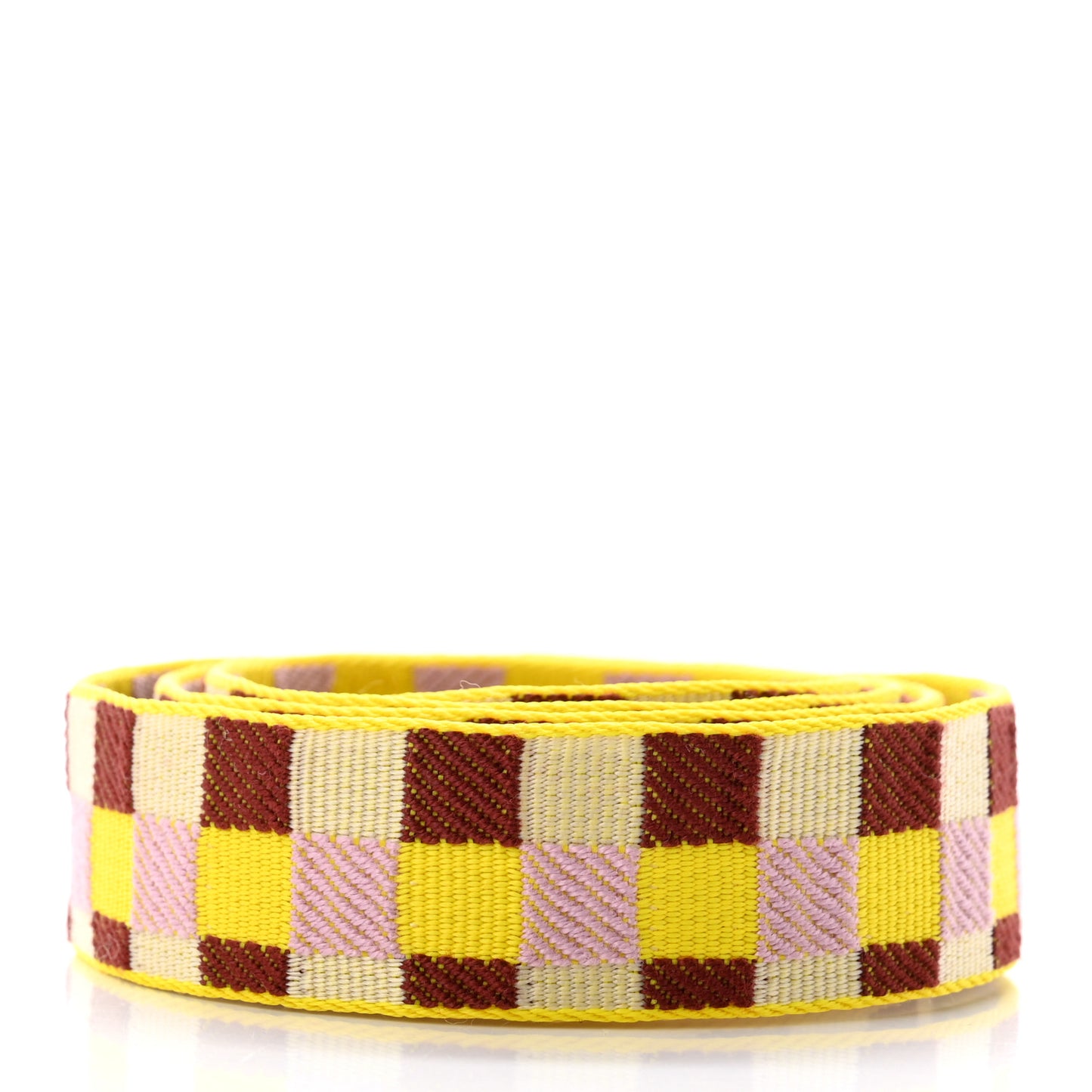 Toile Swift 25mm Maxi Quadrille Shoulder Strap Citron Rouge H Mauve Sylvestre
