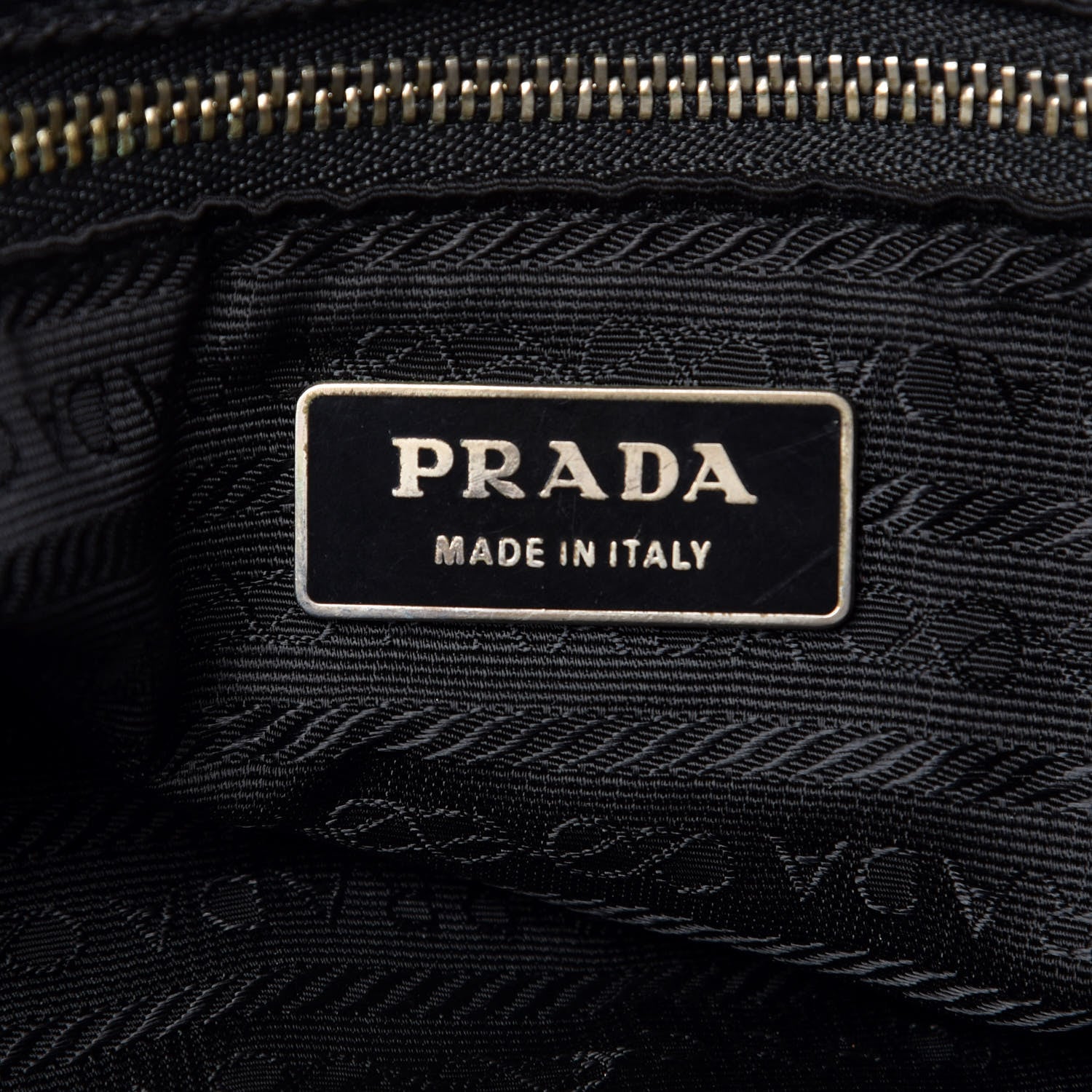 Prada Tessuto Nylon Hobo Black 6 of 15