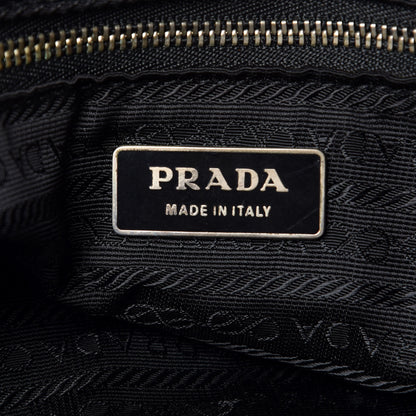 Prada Tessuto Nylon Hobo Black 6 of 15