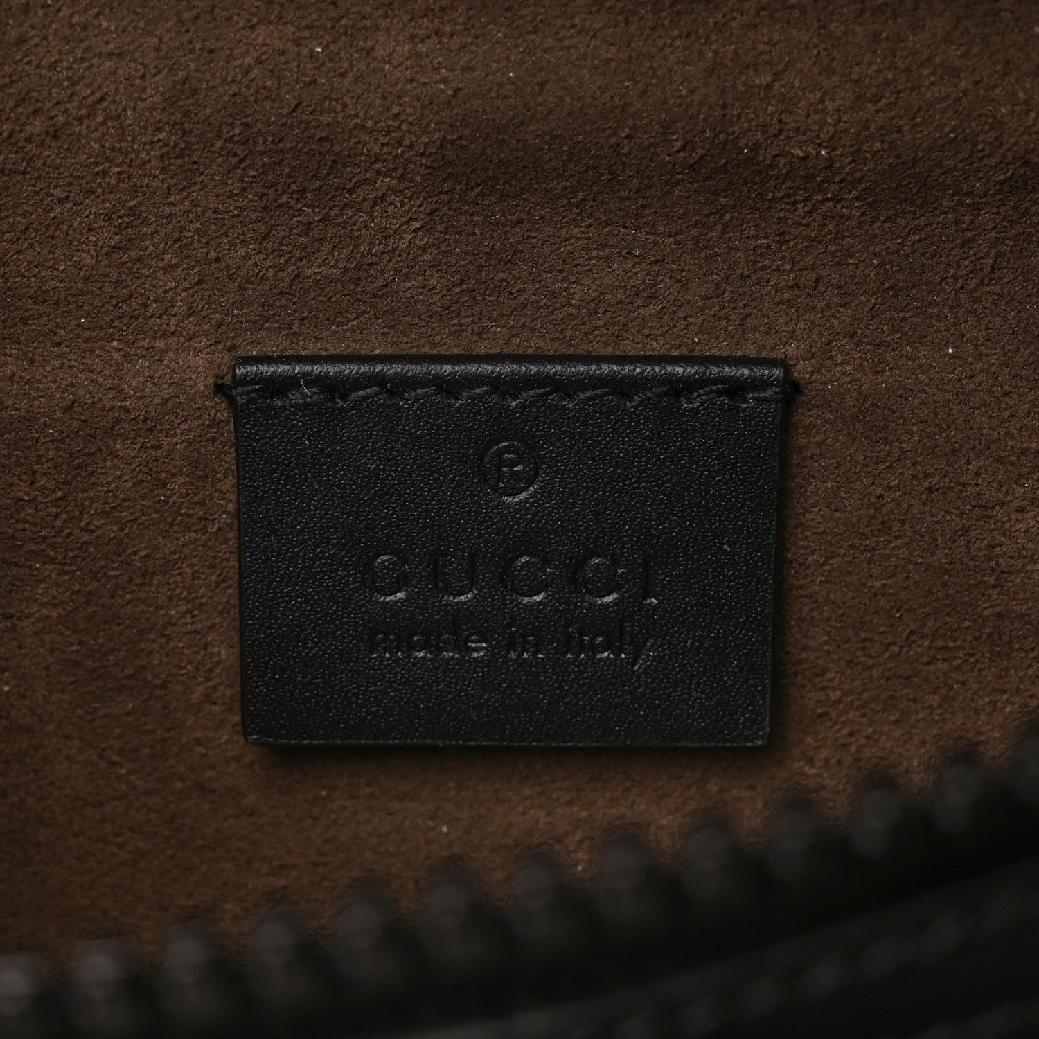 Gucci GG Supreme Monogram Belt Bag Black 5 of 8
