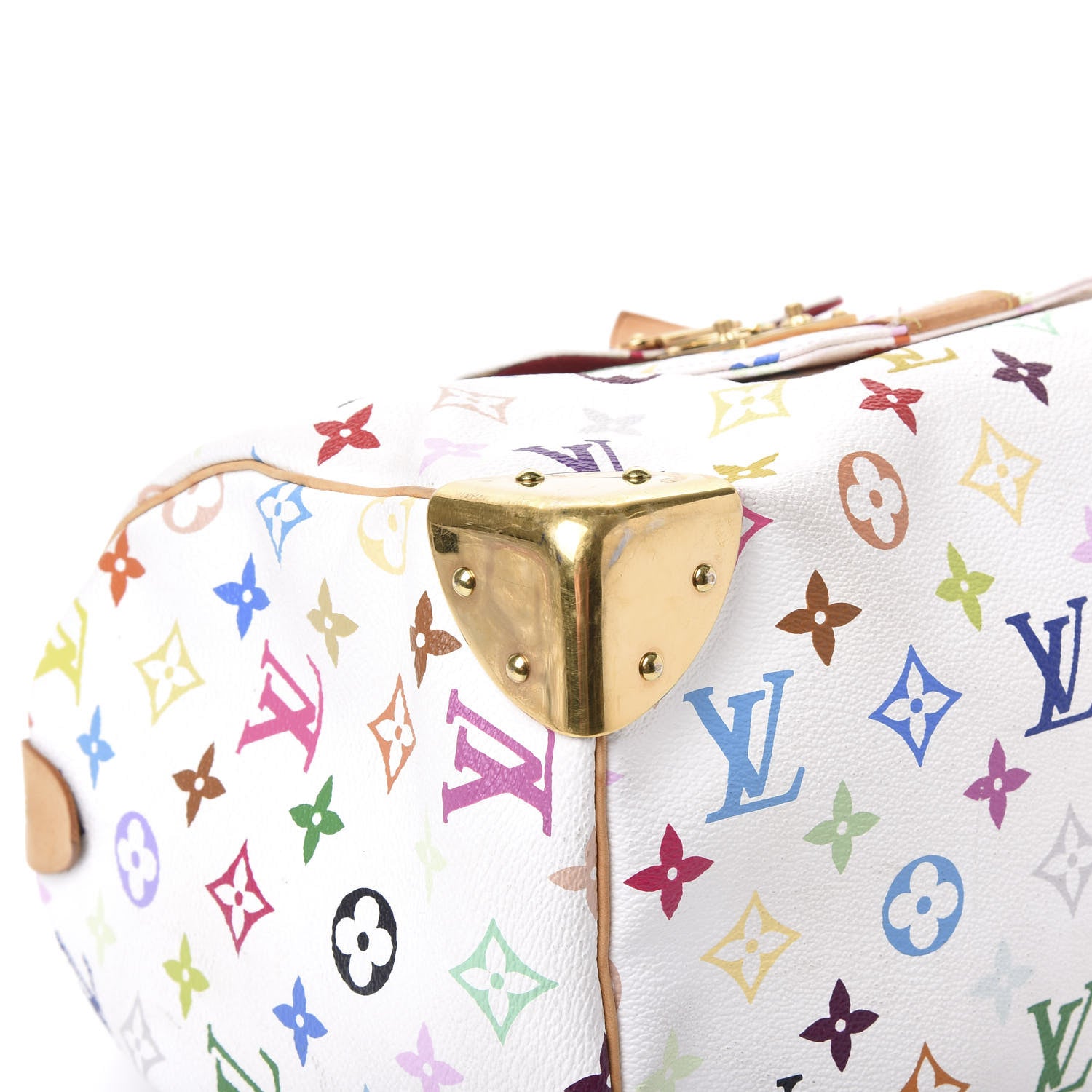 Louis Vuitton Monogram Multicolor Speedy 30 White 5 of 11