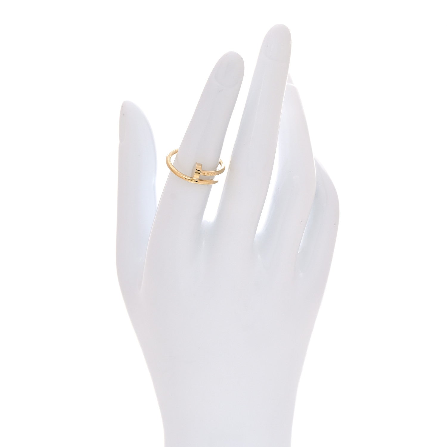 Cartier 18K Yellow Gold Small Juste Un Clou Ring 52 6 2 of 5