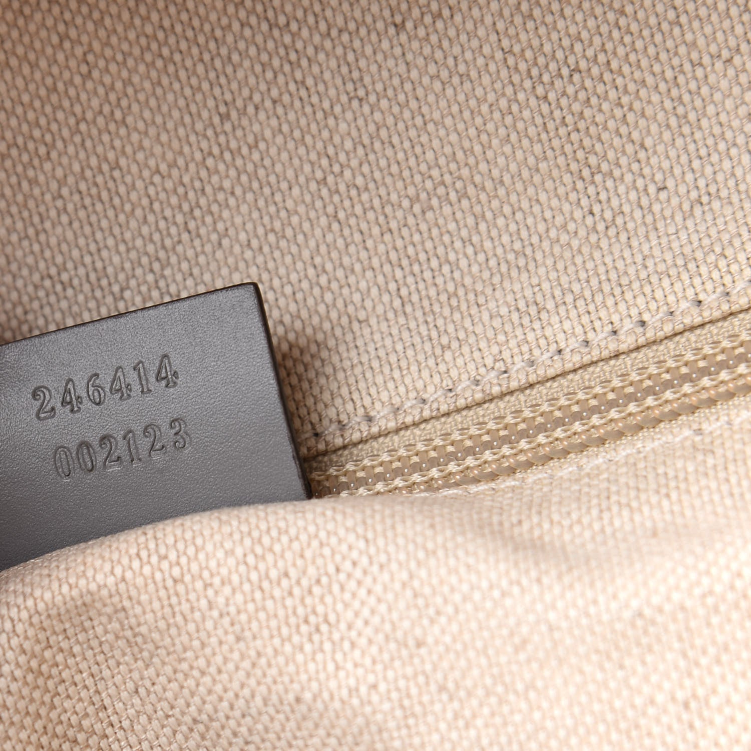 Gucci GG Supreme Monogram Medium Classic Backpack Ecru Grigio 9 of 9