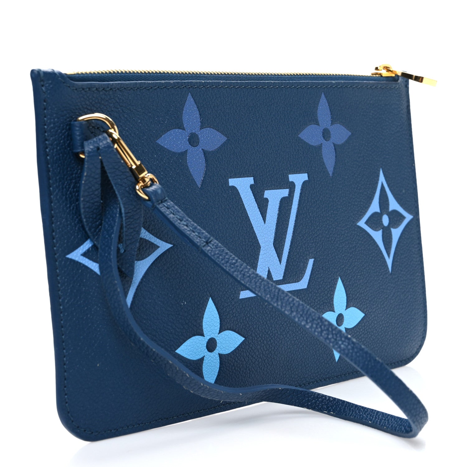Louis Vuitton Empreinte Monogram Giant Pochette MM Degrade Bleu 3 of 6