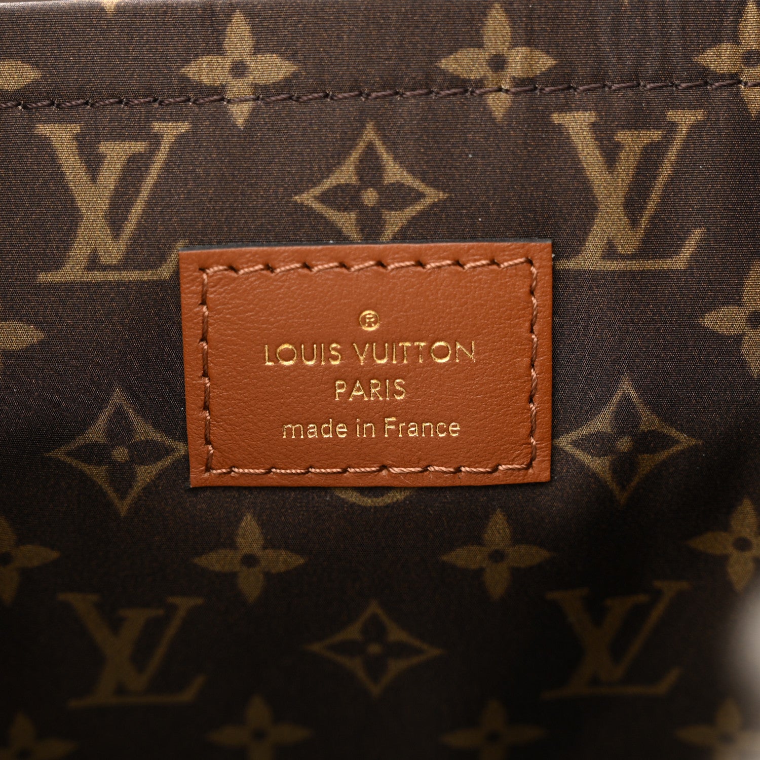 Louis Vuitton Monogram Shearling Ski Backpack Cream 6 of 10