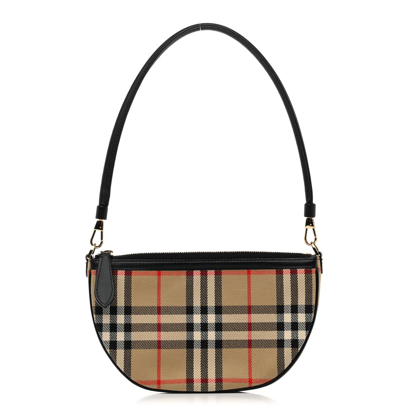 Vintage Check Calfskin Olympia Pouch Archive Beige