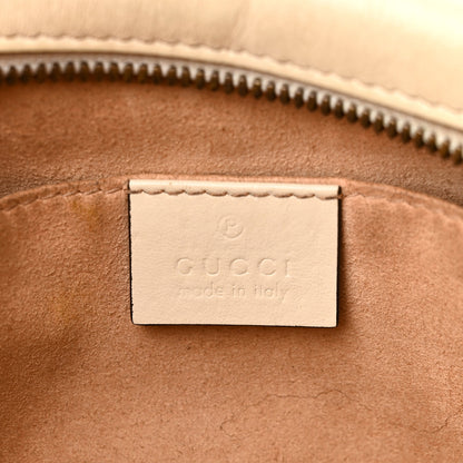 Gucci Calfskin Matelasse Small GG Marmont Chain Shoulder Bag White 6 of 15