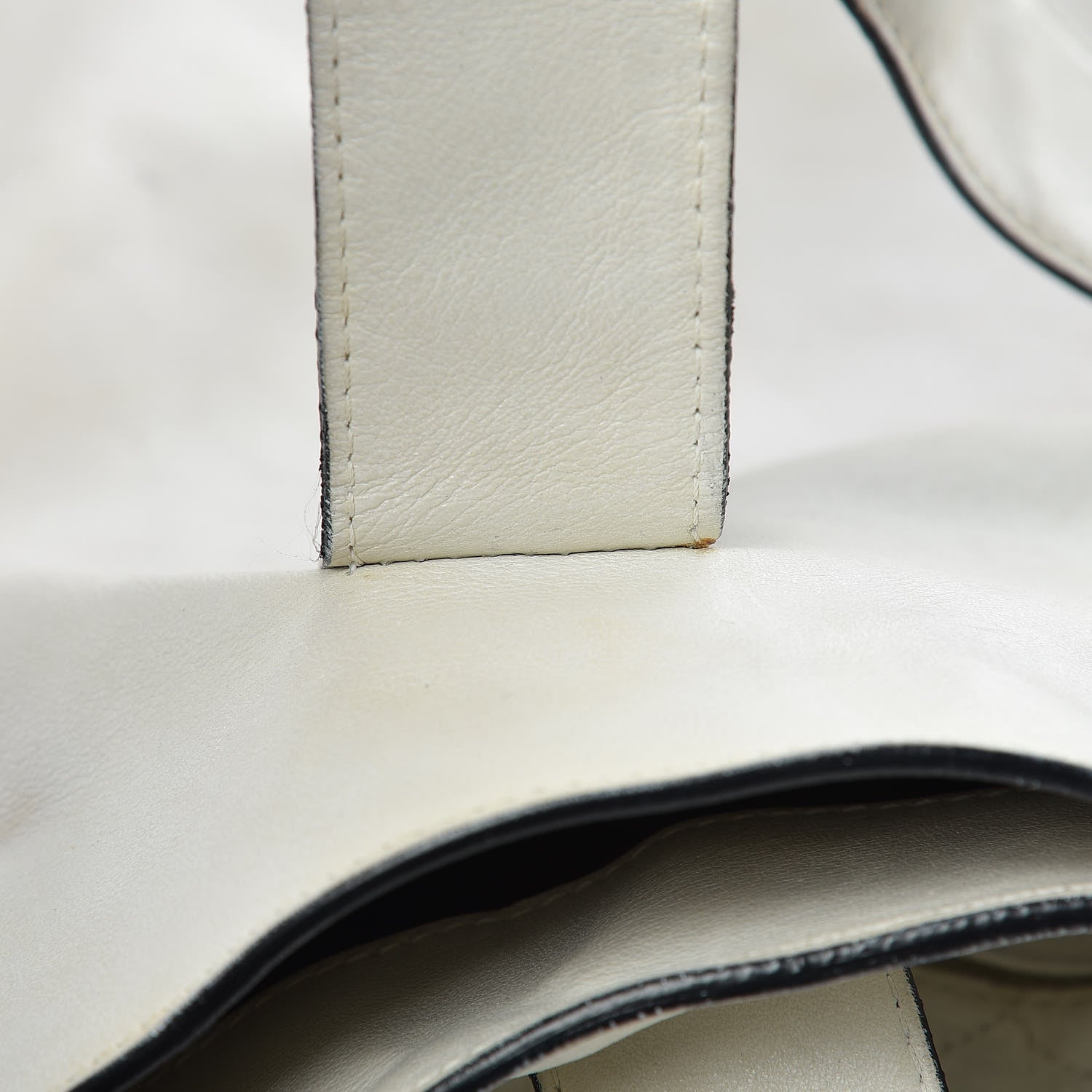 Chanel Lambskin Chain CC Tote White 12 of 28