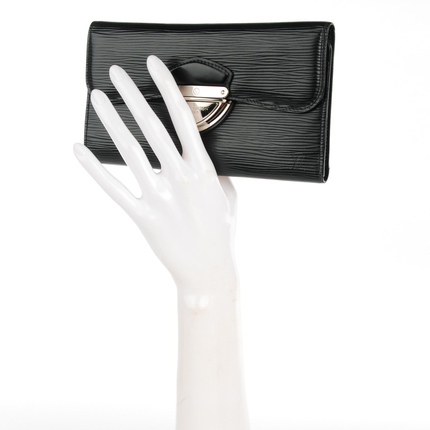 Louis Vuitton Epi Eugenie Wallet Black 2 of 7